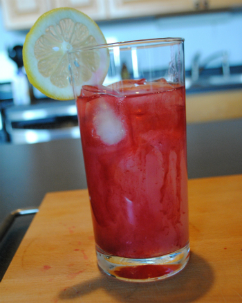 Michigan Cherries + Vodka Lemonade