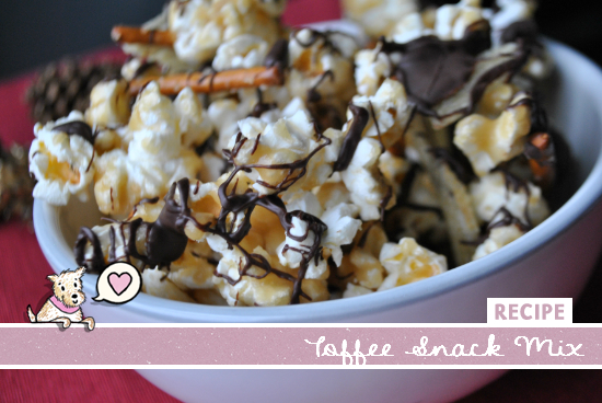 Toffee Popcorn Snack Mix