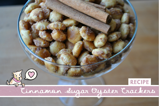 Cinnamon Sugar Oyster Crackers