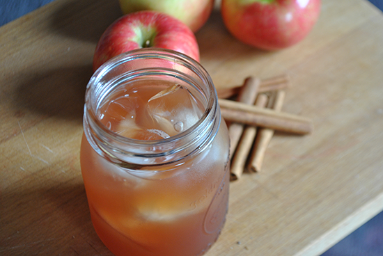 Cranberry + Apple Cider Cocktail