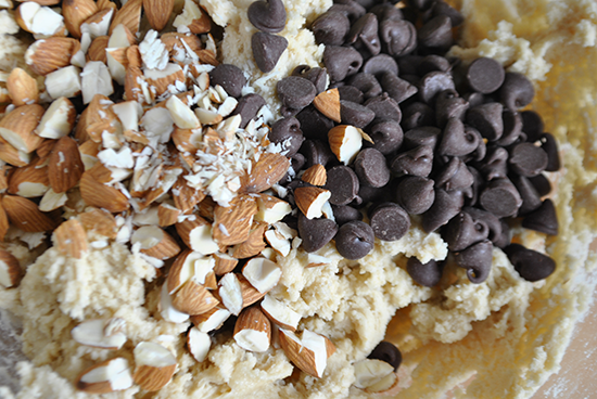 Almond Chocolate Chip Cookie Dough