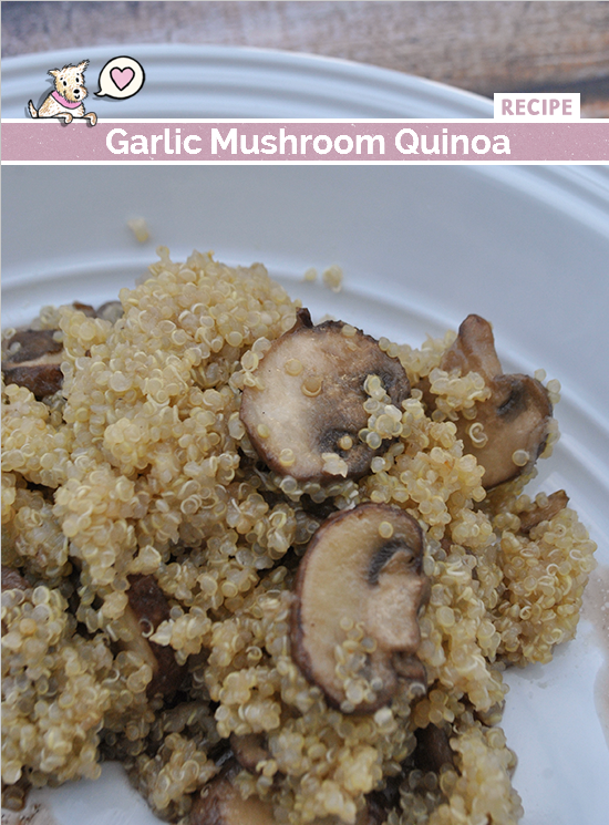 Garlic Mushroom Quinoa Recipe