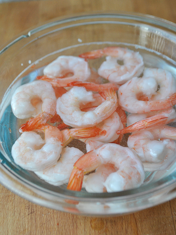 frozen shrimp