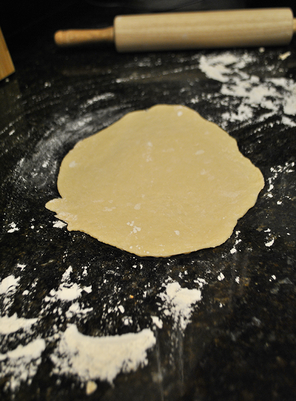 homemade egg noodle dough