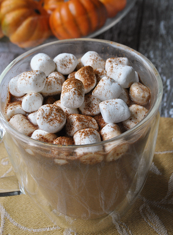 homemade pumpkin hot chocoalate