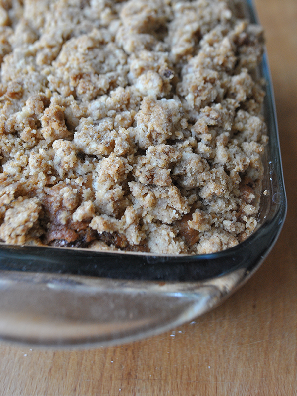 cinnamon swirl coffee cake topping