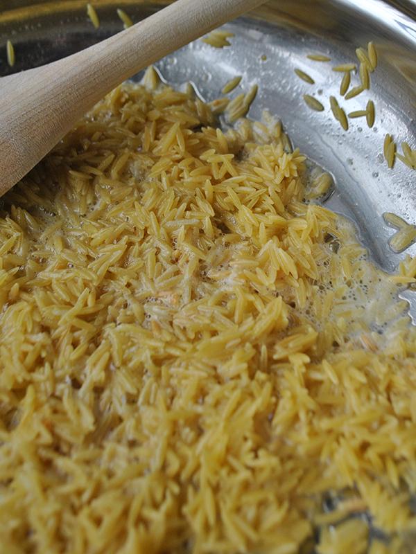 cooked orzo