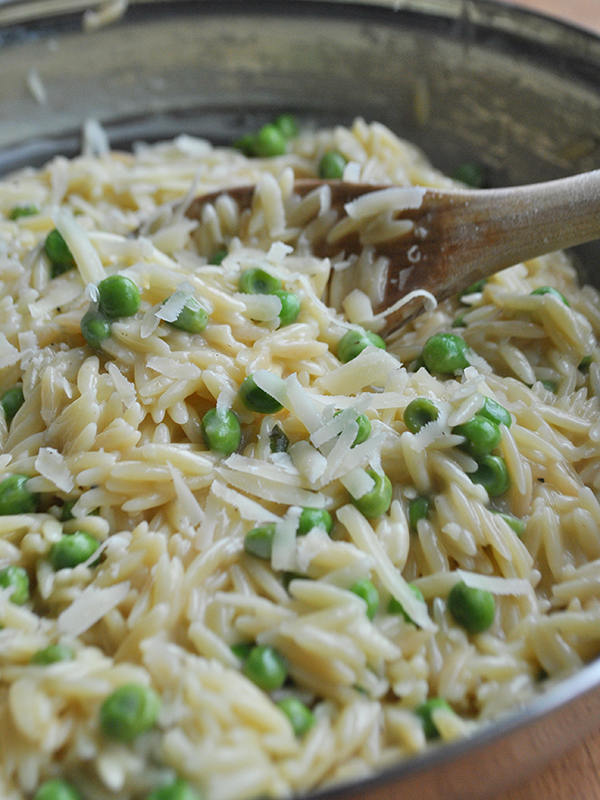 creamy parmesan orzo risotto recipe