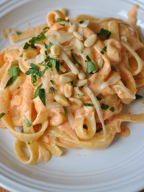 red pepper pasta recipe