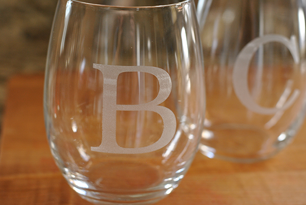 personalized wine glasses