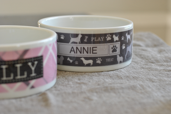 personalized dog bowls