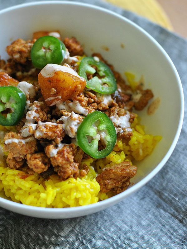 pork pineapple rice bowls recipe