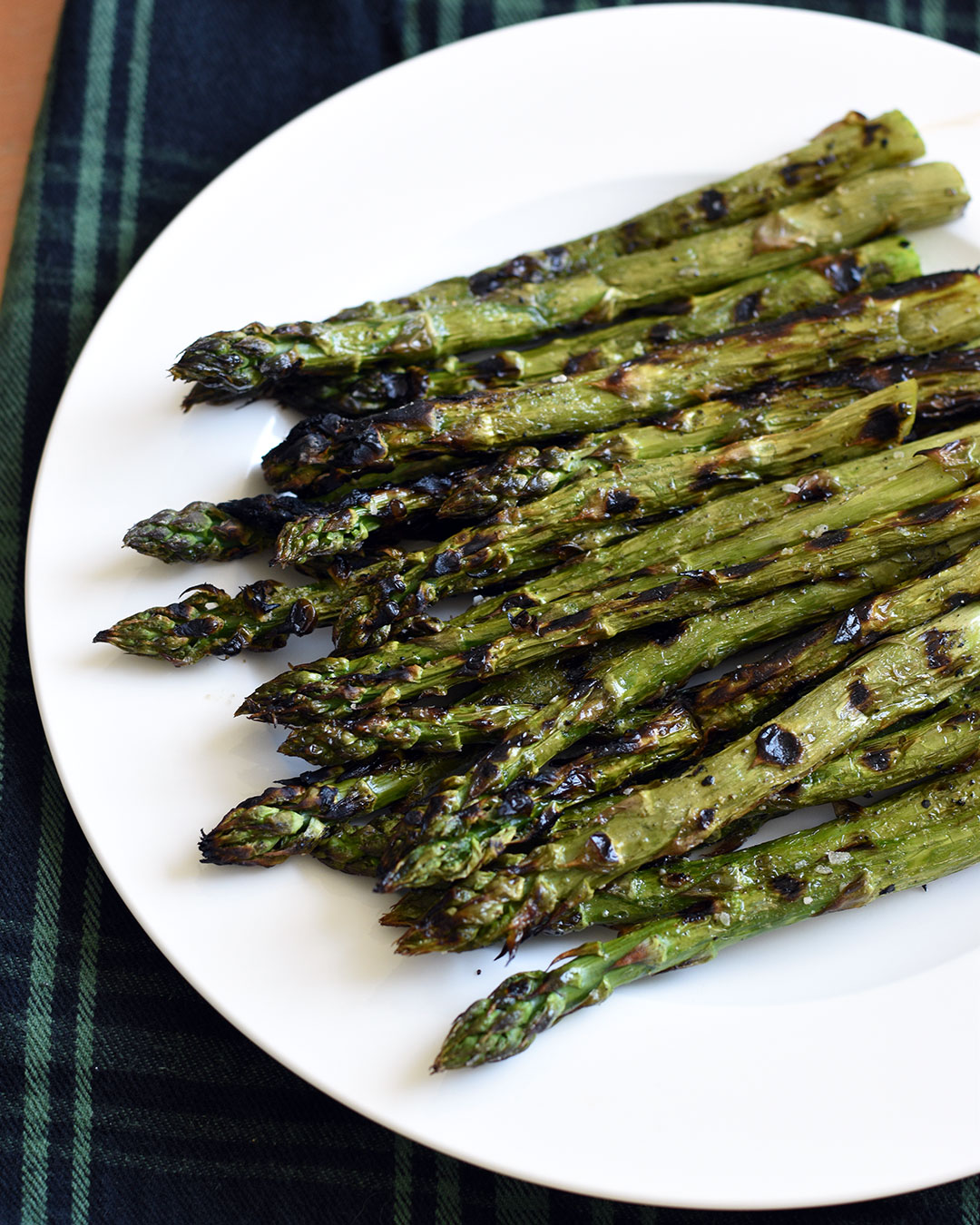 fresh grilled asparagus